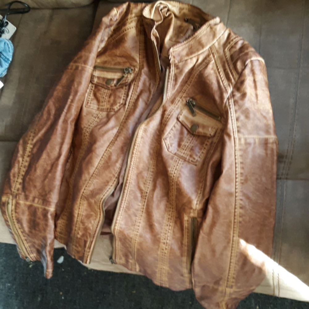 IZ Faux Leather Jacket